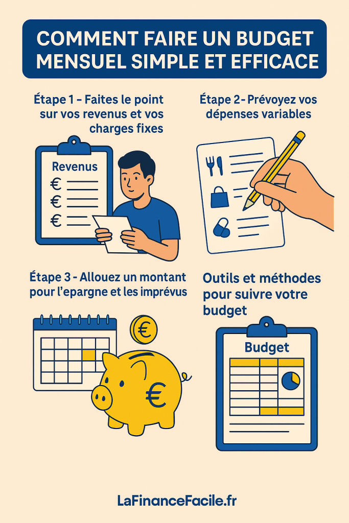 Comment faire un budget mensuel simple et efficace 1 budget