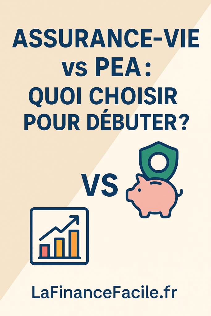 Assurance-vie vs PEA : quoi choisir pour débuter en 2025 ? 1 Assurance-vie vs PEA